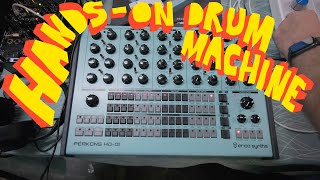 Video thumbnail for Erica Synths Perkons HD-01 - Hands On Drum Machine - #namm2024 by True Cuckoo
