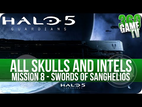 Halo 5 Guardians Skull and Intel Locations Mission 8 Swords of Sanghelios (Collectible Guide Part 8)
