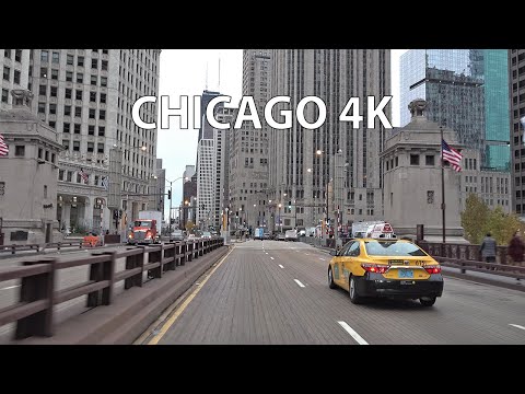 Driving into Downtown Chicago - Morning Drive - Chicago 4K