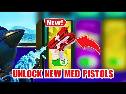 HOW TO UNLOCK MED PISTOLS IN 1V1 WITH EVERY GUN (FULL TUTORIAL)