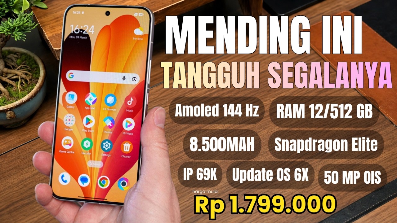 MENDING INI TANGGUH‼️8500MAH, RAM 12/512GB - HP BATERAI BESAR TERBAIK MULAI 1 JUTAAN MEI 2026