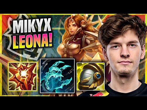 WHEN MIKYX PLAYS LEONA SUPPORT! - G2 Mikyx Plays Leona SUPPORT vs Bard! | Season 11