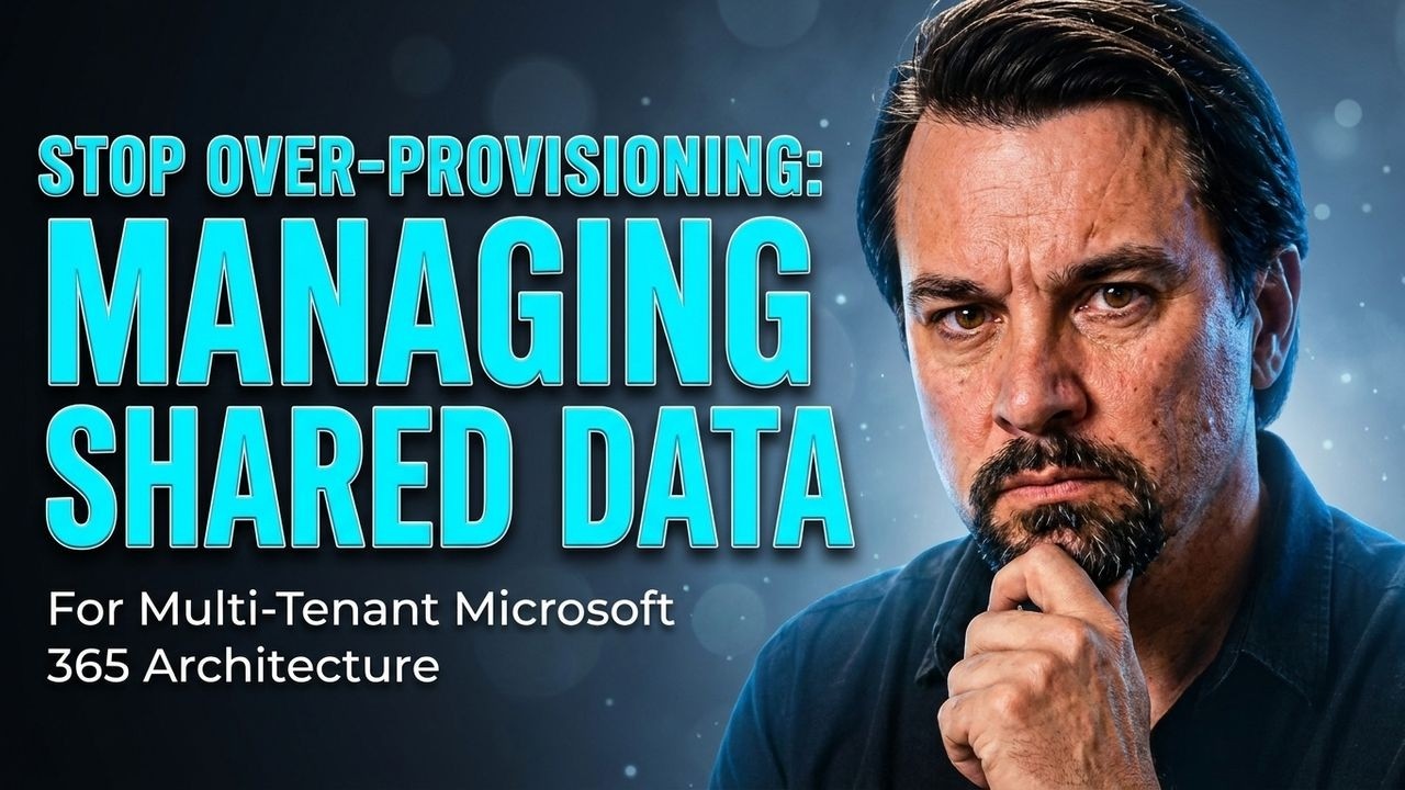 Stop Over-Provisioning: Managing Shared Data Reservoirs For Multi-Tenant Microsoft 365 Architecture