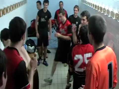 Celebració de segona (Handbol La Salle Bonanova, Senior B)