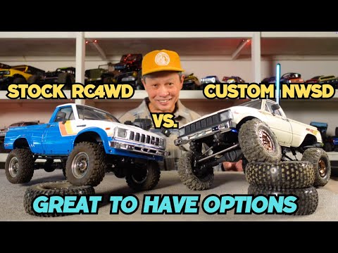 RC4WD 1982 Toyota Scale Crawler vs. Custom NWSD Northwest Scaler Designs - leaf sprung magic