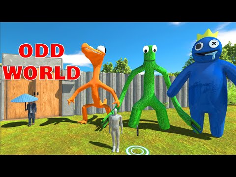 Fps Break Into Odd World Park Kill Rainbow Friends - Animal Revolt Battle Simulator