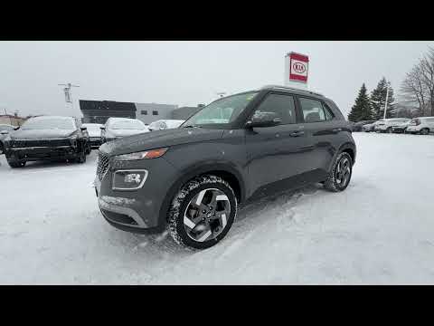 2024 Hyundai Venue Ultimate IVT w/Black Interior for sale at Clarington Kia in Bowmanville, ON