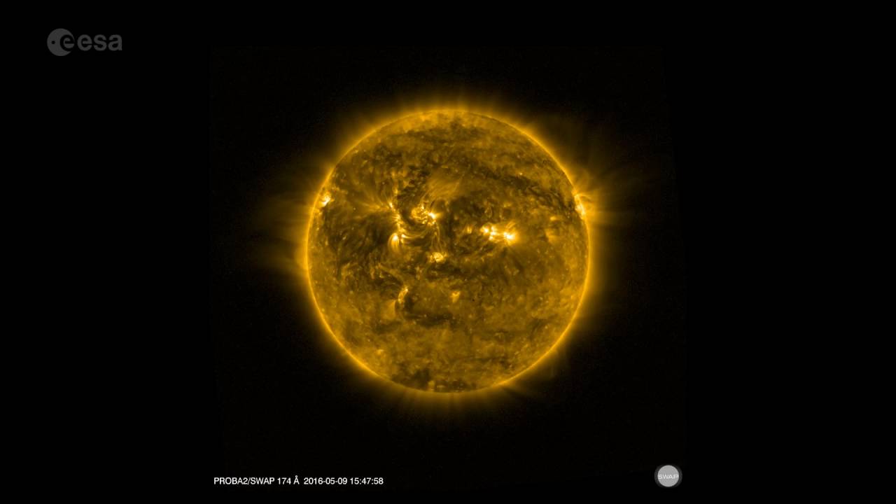 Transit of Mercury seen by Proba-2