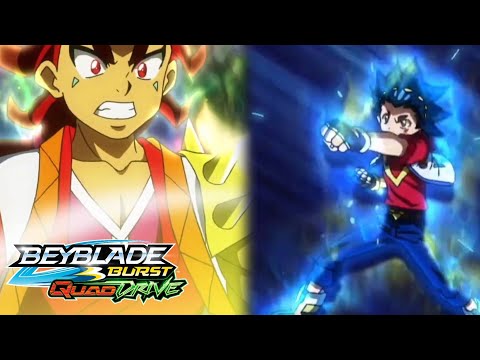 Valt vs Rashad | CLIP | Beyblade Burst QUADDRIVE |