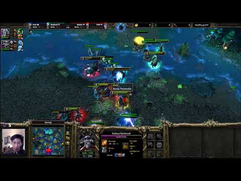 KraV (UD) Starbuck (UD) vs TGW (NE) ShaDai (UD) -  2v2 - WarCraft 3 - WC3497