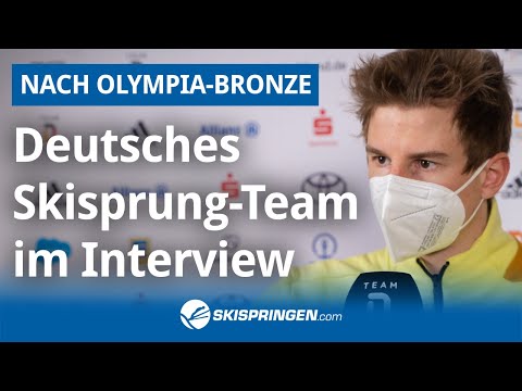 Nach Team-Bronze bei Olympia: Deutsche Skispringer im Interview