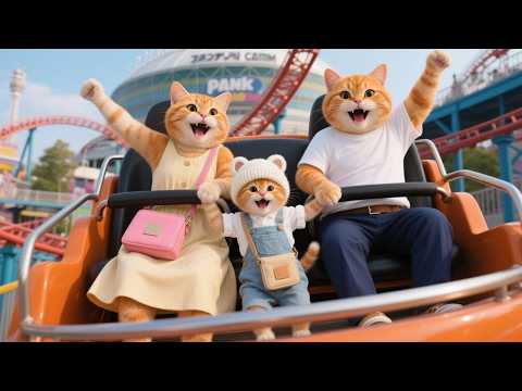 Ginger Kitten Travels Japan with Mama Cat ✈️, Prepare Goodbye Papa Cat 💼 | Funny Cat Videos