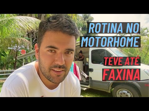 Um dia da nossa vida no Motorhome | Faxina, Dicas, Passeio e Piscina | Rotina em casa | T2 EP 07