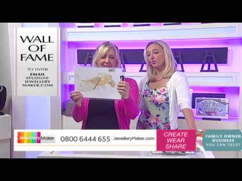 How to Make Wire Writing Jewellery: JewelleryMaker LIVE 11/06/2015