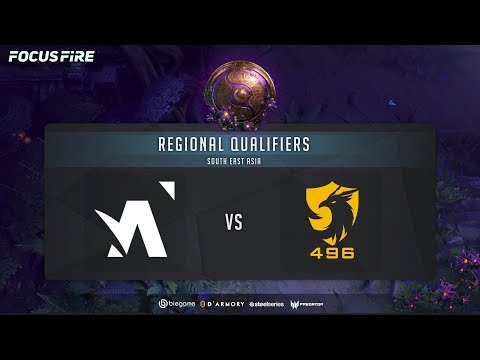 Team Amplfy vs 496 Gaming (BO1) | The International 2019 Southeast Asia Closed Qualifiers