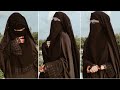 Most Requested Long 3part niqab look tutorial|| Black Long Niqab Look|| QueeN ZaNNaT