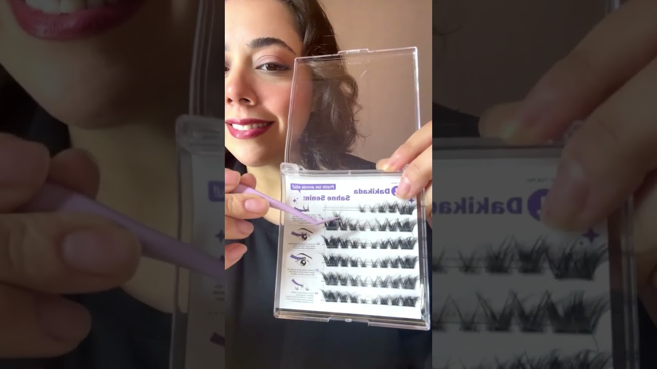 Kendinden Yapışkanlı Kirpik Nasıl Takılır?