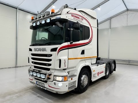 12 OY 1744 - Scania R420 Rear Lift Highline Tractor Unit Manual PDE | Law Truck Centre UK