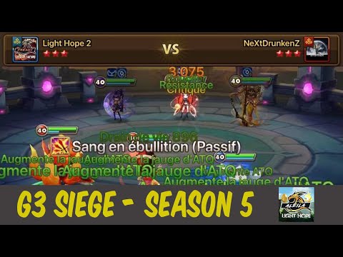 G3 SIEGE (EU SEASON 4) : Light Hope 2 vs NeXtDrunkenZ