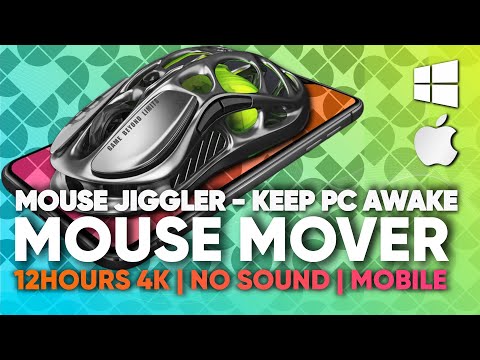 Mouse Jiggler 12(Almost) Hours 4K – Keep PC & Mac Awake | Idle Prevention for Windows & MacBook