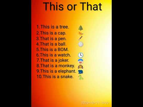 This or That sentence.