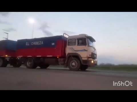 CAMIONES EN RN158 , SAN FRANCISCO , CORDOBA , ARGENTINA , VIDEO 326