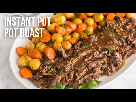The BEST Instant Pot Pot Roast: fabulous gravy and no mushy vegetables! | The Recipe Rebel