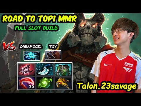 Talon 23savage Wraith King 12K MMR Carry Full Slot build vs Dreamocel Toy Dota 2 pro Gameplay