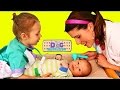 Baby Doctor Newborn Check Up Dr Sandra McStuffins Daughter Ava Real Scale Hospital Visit