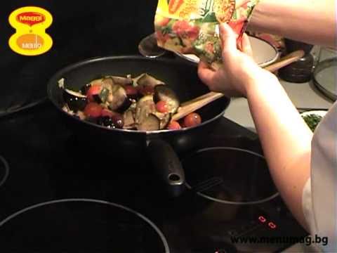 Патладжани с праз и маслини