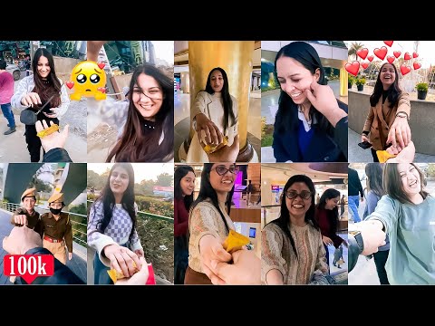 🎀 Dance With Stranger Girl | Give Chocolates Cute Girls ❤️ | Faraj Vlogs | Faraz Vlogs