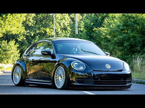 VW Beetle stanced nullbar + apr tuning