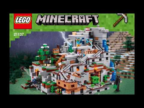 LEGO Minecraft The Mountain Cave 21137 Instructions Book DIY