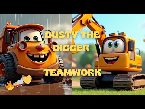 Dusty the Digger’s Big Playground Adventure! Fun for Kids!