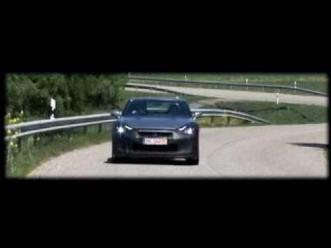 Nissan GT R spy video
