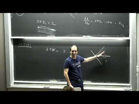Juan Maldacena Lecture 2 on Quantum Aspects of Black Holes