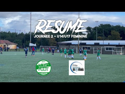 RESUME JOURNEE 2 U14-U17 Féminines / LABENNE OSC 1-1 PÔLE MONTOIS FEMININ (19/11/2022)