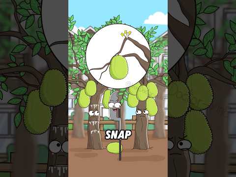Want to grow high-yield jackfruit at home? Master this knife technique!#shorts