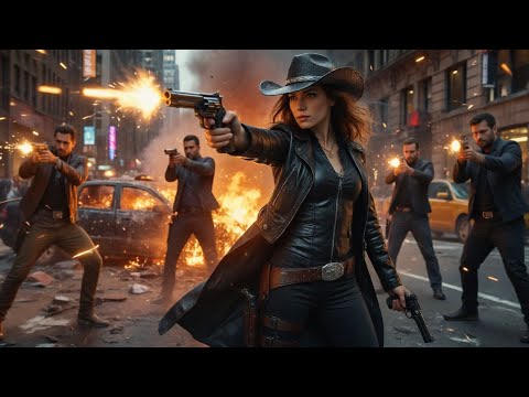 Cowgirl Rooftop Showdown – Epic Action Adventure! 🔥🤠