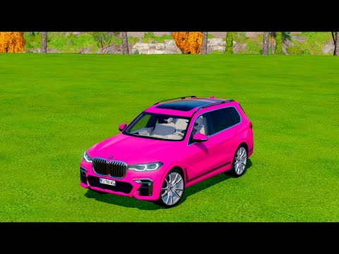 BMW X7 Driving Simulator On Parkour #3 - Farming Simulator 22
