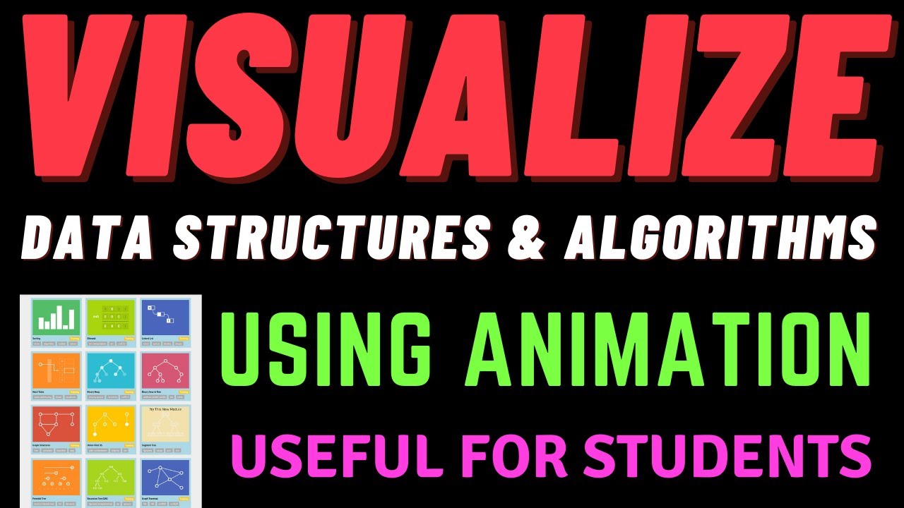 Visualization of Data Structures & Algorithm with Animation | Algorithm Animations | Visual Algo