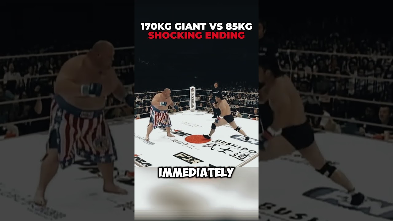170kg Giant vs 85kg Fighter… SHOCKING Ending