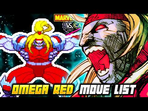 OMEGA RED'S MOVE LIST - Marvel vs. Capcom 2: New Age of Heroes (MvC2)