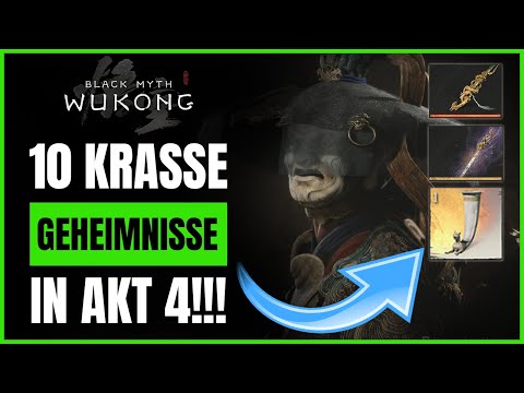 DON'T MISS! SECRET AREA, TOUGH BOSSES & MEGA LOOT! Black Myth Wukong Quest Act 4