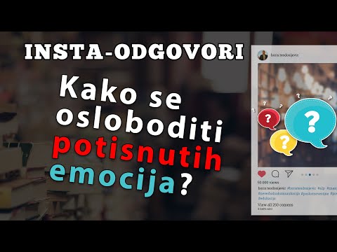 Kako se osloboditi potisnutih emocija?