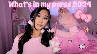 WHAT’S IN MY PURSE 2024 ♡ | Hot Topic Hello Kitty Purse