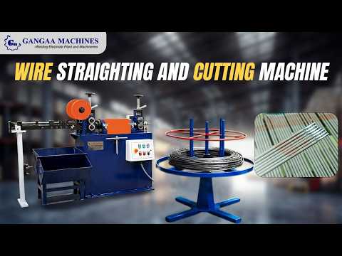 Wire Straightening and Cutting Machine Video