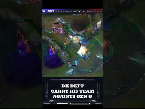 DK DEFT CARRY HIS TEAM AGAINST GEN G #leagueoflegends #lck #lol #geng #dkdeft #dk #LOLCARRY #shorts