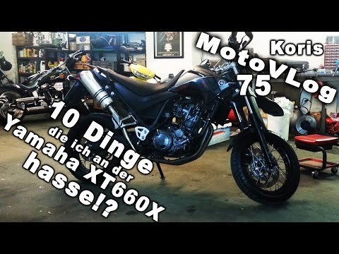 Koris MotoVlog 75 - 10 Dinge die ich an der Yamaha XT660X hasse [German][HD]