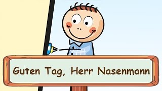 Guten Tag, Herr Nasenmann - Fingerspiellieder zum Mitsingen || Kinderlieder